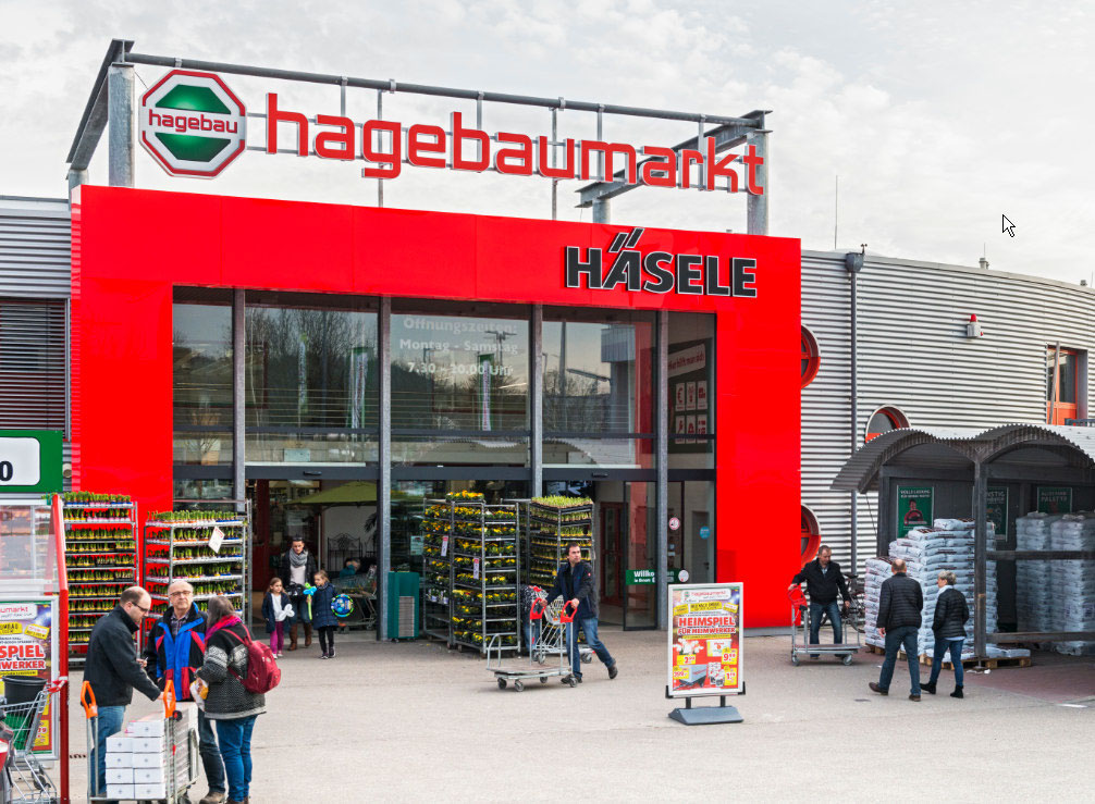 2017 | Erweiterung hagebaumarkt HÄSELE mit Floraland und drive-in am Stammsitz in Schwäbisch Hall